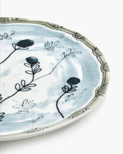 Load image into Gallery viewer, Starter Plate Mirtillo Tea Midnight Flowers