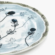 Load image into Gallery viewer, Starter Plate Mirtillo Tea Midnight Flowers
