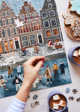 Load image into Gallery viewer, Snow Day in Amsterdam Puzzle