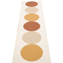 Load image into Gallery viewer, otto rug with the cream side with colorful dots up on a white background