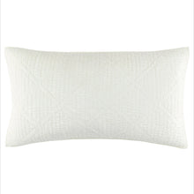 Load image into Gallery viewer, dove white king pillow sham on a white background