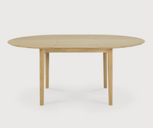 Load image into Gallery viewer, Ethnicraft Bok Extendable Round Dining Table