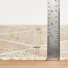 Load image into Gallery viewer, Natural wood with a ruler to show the height. It's less than 0.5"