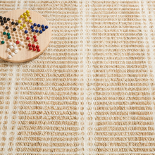 Load image into Gallery viewer, Natural rug with a game on top