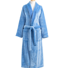 Load image into Gallery viewer, French blue robe on a mannequin