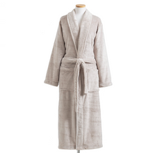Load image into Gallery viewer, Dove grey robe on a mannequin