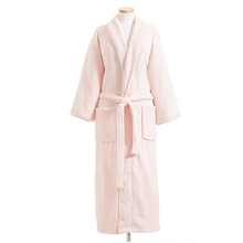 Load image into Gallery viewer, Pale rose robe on a mannequin