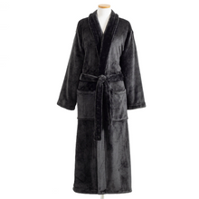 Load image into Gallery viewer, Black robe on a mannequin