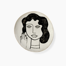 Load image into Gallery viewer, direct birds eye view of the plate on a white background