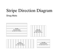 Load image into Gallery viewer, Boardwalk Stripe Shag Mats