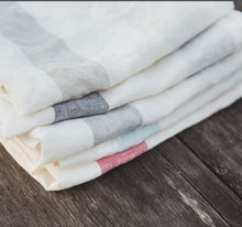 Load image into Gallery viewer, libeco tea towels stacked on top of a piece of wood