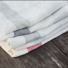 Load image into Gallery viewer, libeco tea towels stacked on top of a piece of wood