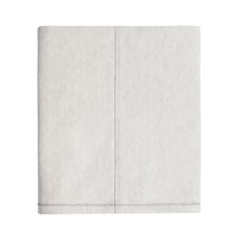 Load image into Gallery viewer, oatmeal coverlet folded into a square on a white background