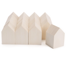 Load image into Gallery viewer, Wooden houses in four rows with four columns