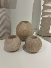 Load image into Gallery viewer, Small Rustic Teak Bowl
