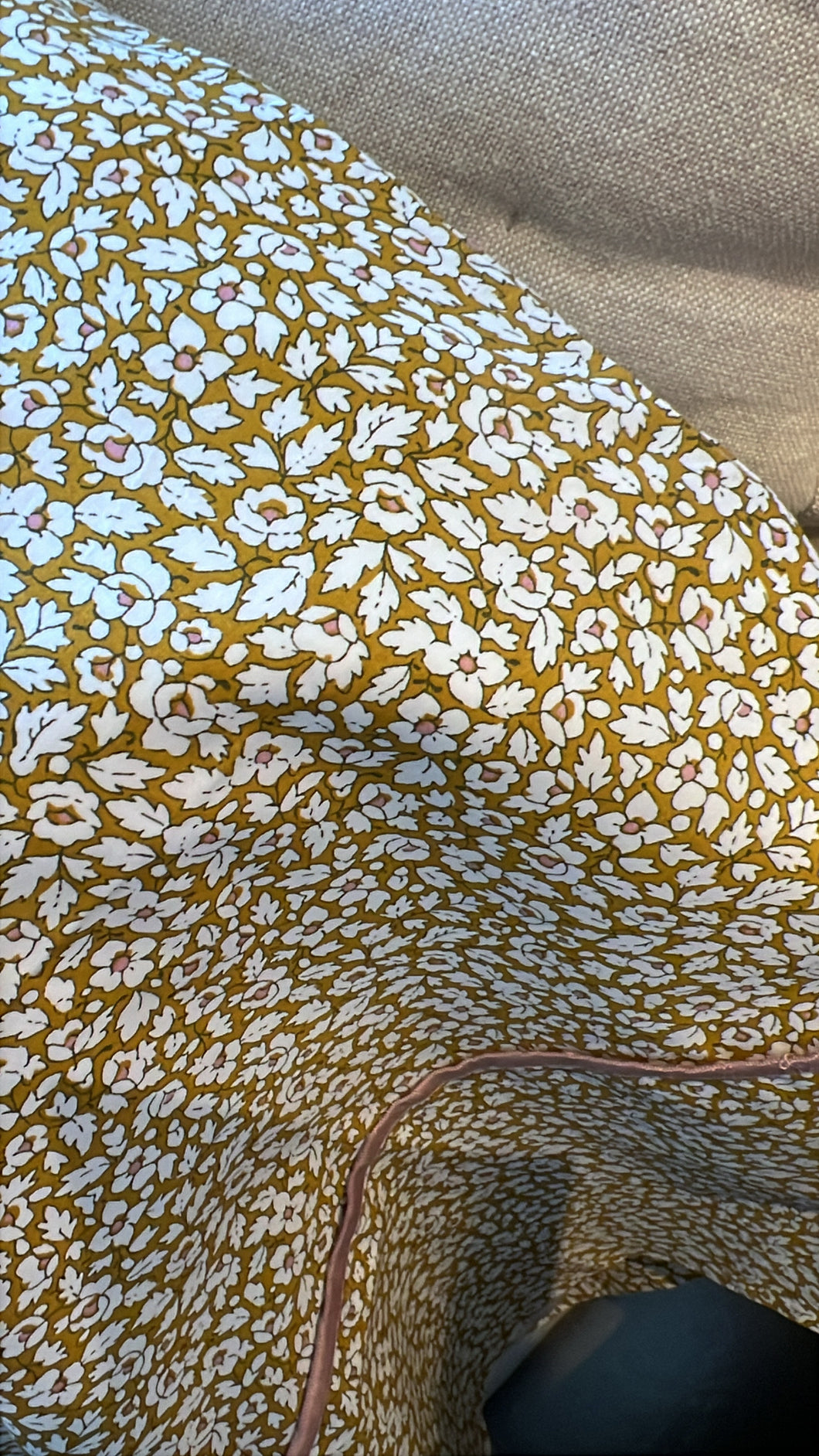 Isabelle Ochre sham (sold individually)