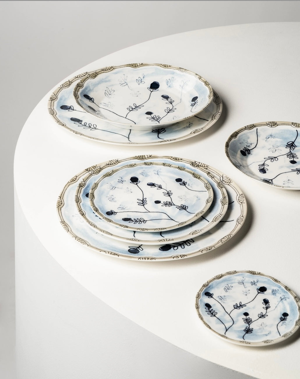 Starter plate Mirtillo tea Midnight Flowers