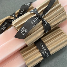Load image into Gallery viewer, blush candles on a cement counter
