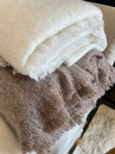 Load image into Gallery viewer, Brushed Mohair Throw
