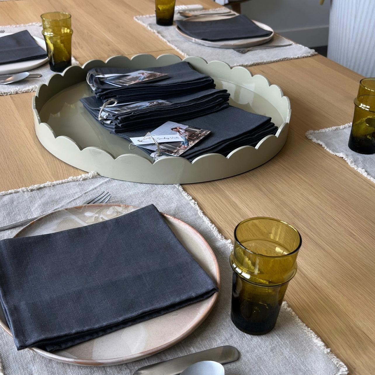 Libeco Napkins in Smoke