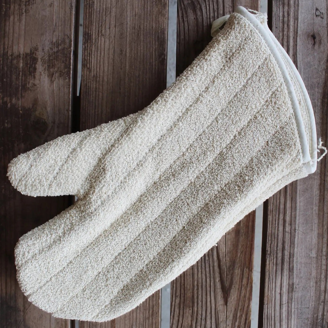 cream pot holder on a wooden bench