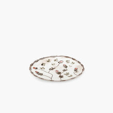 Load image into Gallery viewer, Mirtillo Breakfast Plate w/Nude Colored Flowers
