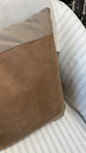 Load image into Gallery viewer, Cotton/Leather Pillow
