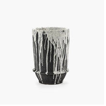Load image into Gallery viewer, Off White/Dark-brown Dune Planter
