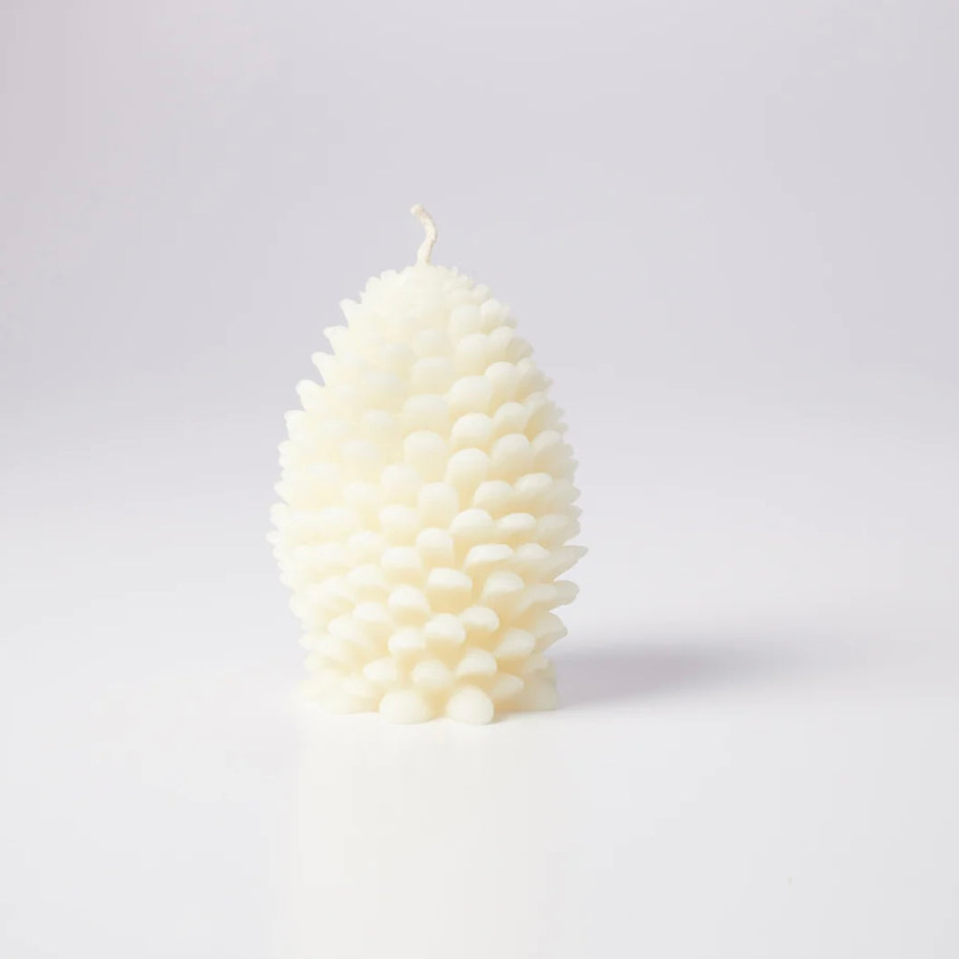 Jumbo Cone Candle (Cream)