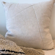 Load image into Gallery viewer, Adelene Simple Cloth Linen Quilted Pillow Case (including down cushion)
