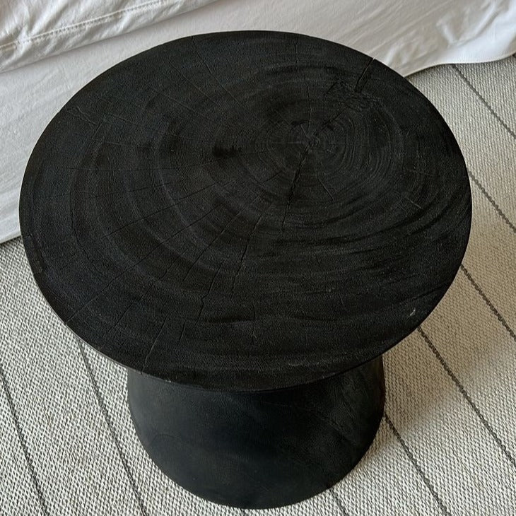 Charcoal Side Table
