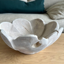 Load image into Gallery viewer, Bleached Wood Flower Bowl
