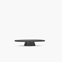 Load image into Gallery viewer, side view of the ebonized tray on a white background 
