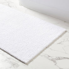 Load image into Gallery viewer, white rug on a marble floor
