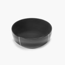 Load image into Gallery viewer, birds eye view of the black and grey bowl on a white background
