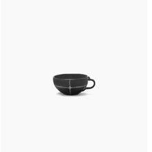 Load image into Gallery viewer, black and grey mug on a white background 
