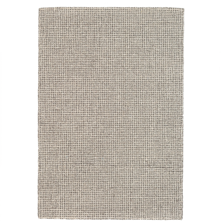 Grey rug on white background