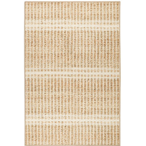 Natural rug on white backrgound