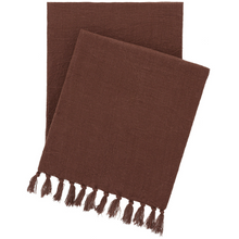 Load image into Gallery viewer, Russet throw on white background
