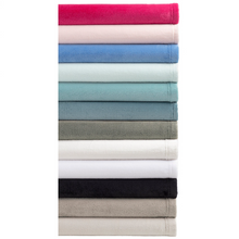 Load image into Gallery viewer, All the colors of the robes stacked on top of one another on a white background
