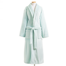 Load image into Gallery viewer, Chalk blue robe on a mannequin
