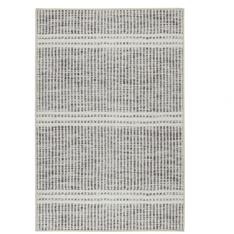 grey rug on white background