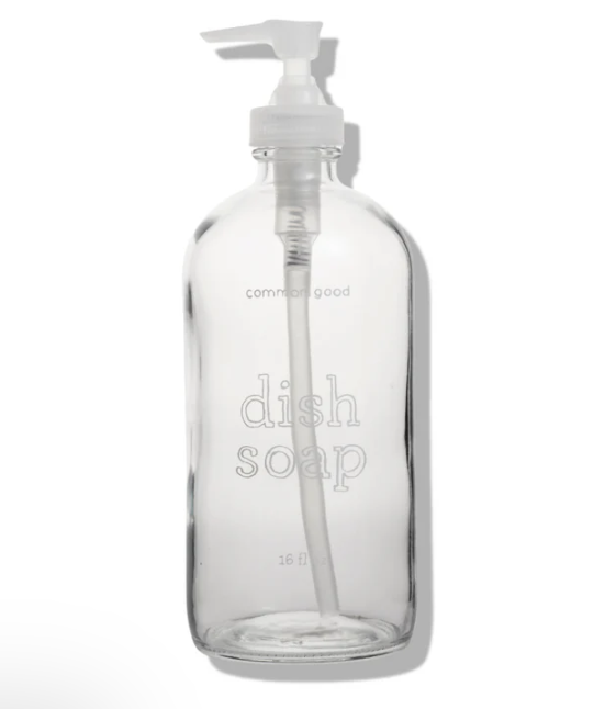 Dish Soap Glass Bottle