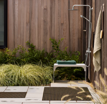 Load image into Gallery viewer, Breton Stripe Shag Mats

