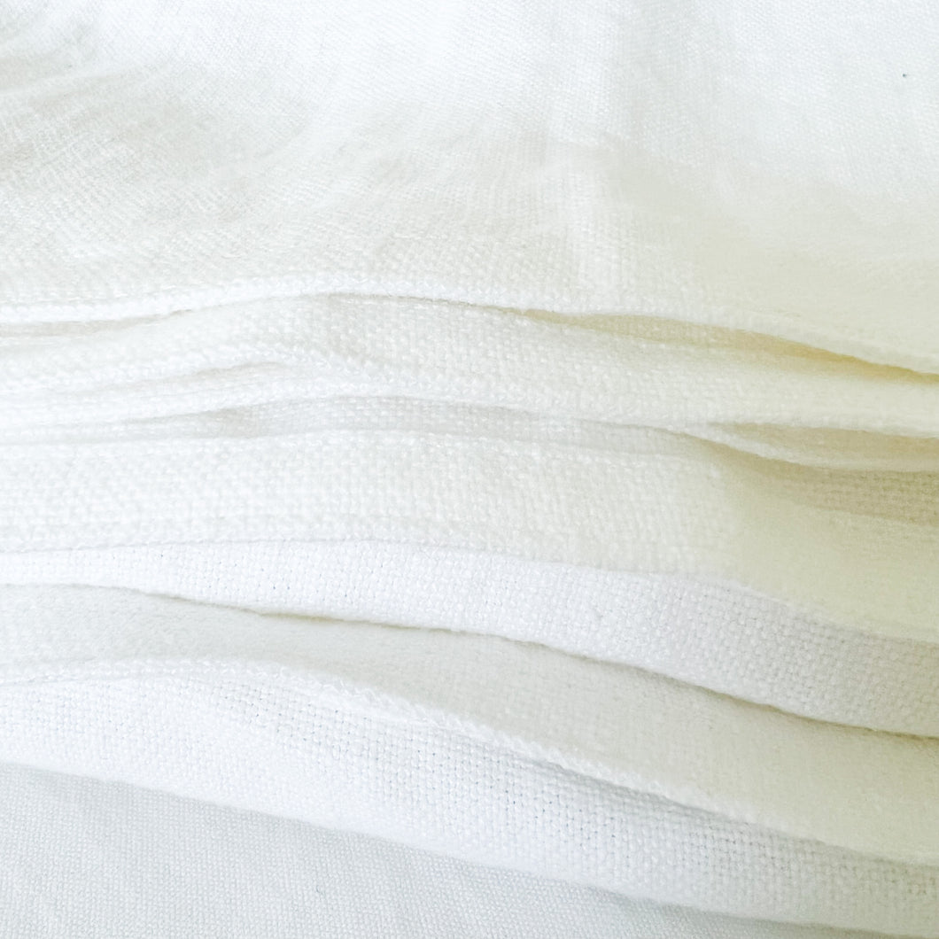 Libeco Hudson Blanket-Optic White