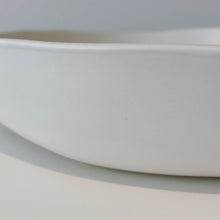 Load image into Gallery viewer, Close up of the large white Alex Marhsall bowl
