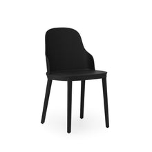 Load image into Gallery viewer, View from front angle of Normann Copenhagen Allez Chair black with standard seat,
