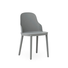 Load image into Gallery viewer, View from front angle of Normann Copenhagen Allez Chair grey with standard seat,
