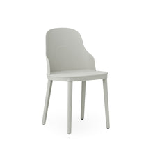 Load image into Gallery viewer, View from front angle of Normann Copenhagen Allez Chair lite grey with standard seat,
