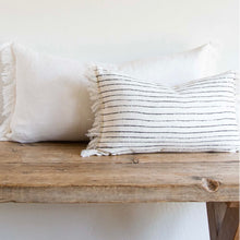 Load image into Gallery viewer, Free Stripe Fringed Lumbar Pillow
